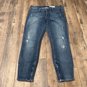 Pistola Distressed Ankle Skinny Jeans Zip Ankle Womens Sz 30‎ Stretch